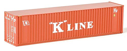 Walthers SceneMaster N Scale Model of K-Line 40' Hi Cube Ribbed Side Container
