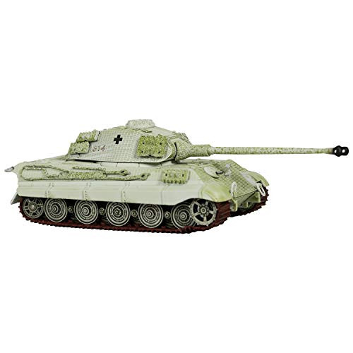 HANGHANG 1:72 German King Tiger Heavy Tank Budapest 1945 Tank Model Alloy Armored Car Finished Product