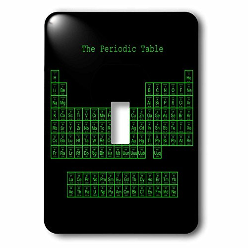 3dRose lsp_76646_1 Single Toggle Switch, Neon Green