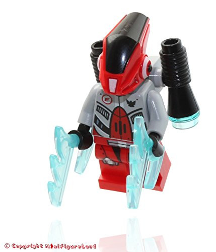 New Lego Galaxy Quest Red Robot w/Jet Pack 2" Minifigure Loose