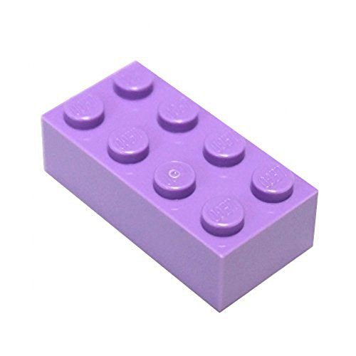 LEGO Parts and Pieces: Medium Lavender 2x4 Brick x50