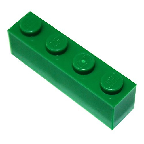LEGO Parts and Pieces: Green 1x4 Brick x100