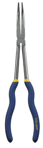 IRWIN Tools VISE-GRIP Long Reach Bent Nose Pliers, 11-Inch (1773583)