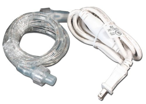 American Lighting Flexbrite LED Rope Lighting Kit with Mounting Clips, 6400K Cool White, 3-Foot