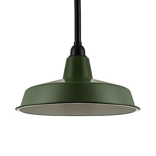 NIUYAO Pendant Light Chandelier Light Industrial Vintage Hanging Lamp Plate Style Ceiling Lighting Decorative Fixture -Green
