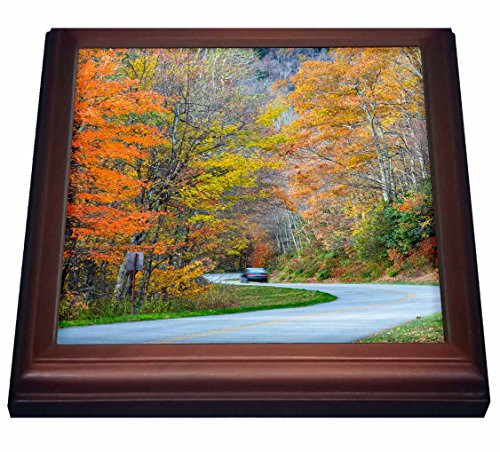 3dRose trv_231410_1 North Carolina Blue Ridge Parkway Boone Fork Area Trivet with Ceramic Tile, 8 x 8", Natural 3dRose trv_231410_1 North Carolina Blue Ridge Parkway Boone Fork Area Trivet with Ceramic Tile, 8 x 8", Natural