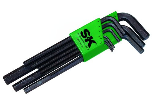 SK Hand Tool 19619 Hex Key Metric Set, 9-Piece