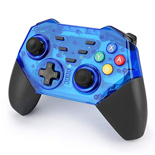 INTSUN Wireless Switch Pro Controller, Bluetooth Switch Game Controller Dual Motor Vibrating Joysticks Gamepad for Nintendo ,Windows PC