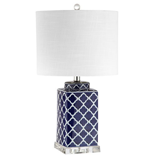 JONATHAN Y JYL3011A Clarke 23" Chinoiserie LED Table Lamp, Contemporary, Transitional for Bedroom, Living Room, Office, Blue/White