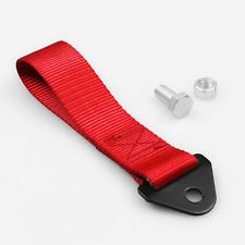 MSA Nylon Racing Tow Straps RED Recovery JDM Drift Track Rally CAR