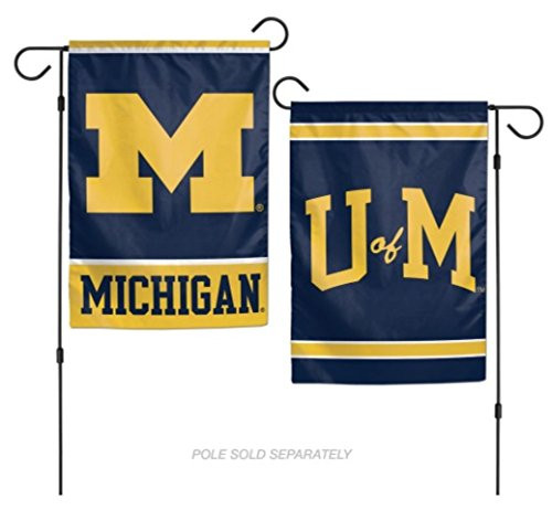 WinCraft NCAA Michigan Wolverines 12 x 18 inch 2-Sided Garden Flag