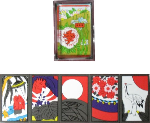 Japanese Playing Cards Game Hanafuda Four seasons Black by Oishi Tengudo
