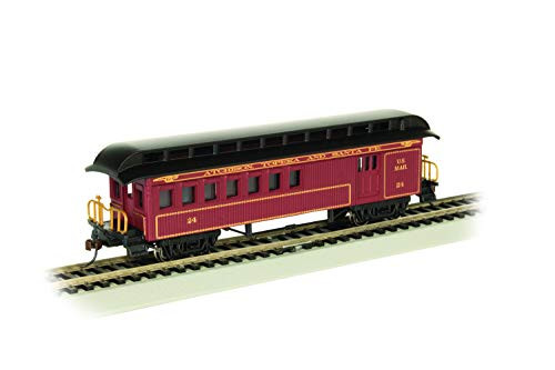 Old-Time Combine Car with Round End Clerestory Roof - Santa FE - HO Scale