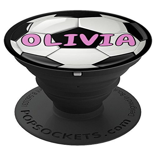 Soccer Player Gift Olivia Soccer Ball PopSockets Grip and Stand for Phones and Tablets Soccer Player Gift Olivia Soccer Ball PopSockets Grip and Stand for Phones and Tablets