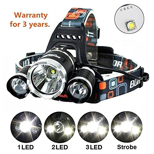 Headlamp,Brightest and Best LED Headlamp 8000 Lumen flashlight - IMPROVED LED, Rechargeable 18650 headlight flashlights, Waterproof Hard Hat Light, Bright Head Lights, Running or Camping headlamps Headlamp,Brightest and Best LED Headlamp 8000 Lumen flashlight - IMPROVED LED, Rechargeable 18650 headlight flashlights, Waterproof Hard Hat Light, Bright Head Lights, Running or Camping headlamps