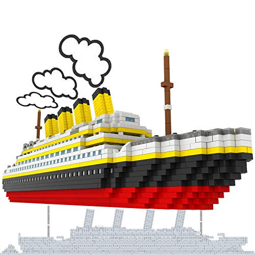 OneNext RMS Titanic Model Building Block Set 1600pcs Mini Blicks DIY Toys Gift for Adults and Kids