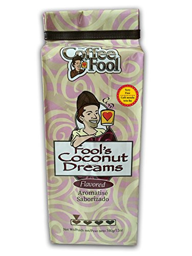 The Coffee Fool Very Fine Grind Coffee, Fool's Coconut Dreams, 12 Ounce