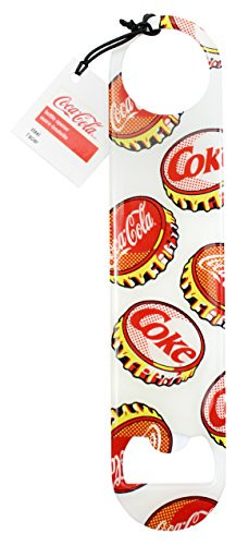 Tablecraft Coca-Cola Flat Bottle Opener, 7.125" x 1.625", Red