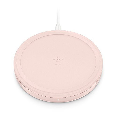 Belkin Boost Up Wireless Charging Pad 10W - Qi Wireless Charger for iPhone 11, 11 Pro, 11 Pro Max, Xs, XS Max, XR/Samsung Galaxy S9, S9+, Note9 / LG, Sony and More (Pink)