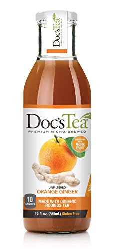 Doc's Tea Flavored Tea, Orange Ginger, 12 Fluid Ounce (Pack of 12)