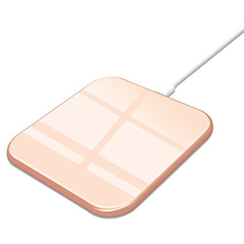 Wireless Charger, BenarLee Qi Certified Wireless Charger Pad for Cellphone, iPhone X/8/8 Plus, 10W Fast Wireless Charger for Samsung Galaxy S9/S9+/Note 8/Note 5/S8/S8+/S7/S7 edge/S6 Edge+ Gold Wireless Charger, BenarLee Qi Certified Wireless Charger Pad for Cellphone, iPhone X/8/8 Plus, 10W Fast Wireless Charger for Samsung Galaxy S9/S9+/Note 8/Note 5/S8/S8+/S7/S7 edge/S6 Edge+ Gold