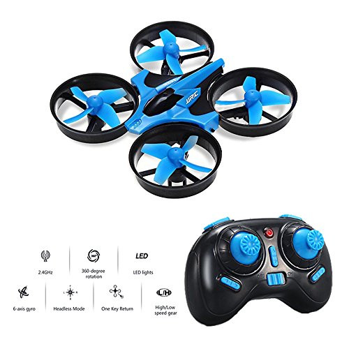 Mini Drone, Balahibo H36 RC Drone 2.4GHz 4CH 6-Axis Gyro with Headless Mode and One Key Return for Beginners & Kids (Blue)