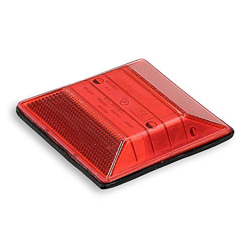 Peel-N-Stick Red Reflective Road Driveway Marker - Red Pavement Markers - Red Reflective Road Marker