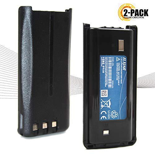 (2-Pack) 7.4V 2000mAh Li-ion Battery Compatible for Kenwood Radio TK2200 TK3200 TK3300 TK3400 TK-2307 TK3307 TK2206 TK3206 TK2406 TK2312 TK3312 NX240 NX340 NX348 KNB-45L