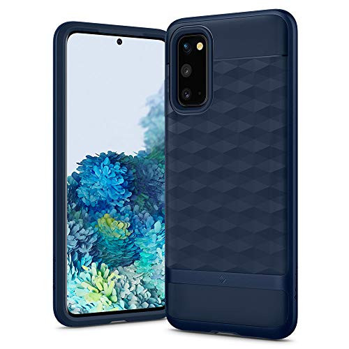 Caseology Parallax for Samsung Galaxy S20 Case (2020) - 3D Pattern and Design - Midnight Blue Caseology Parallax for Samsung Galaxy S20 Case (2020) - 3D Pattern and Design - Midnight Blue