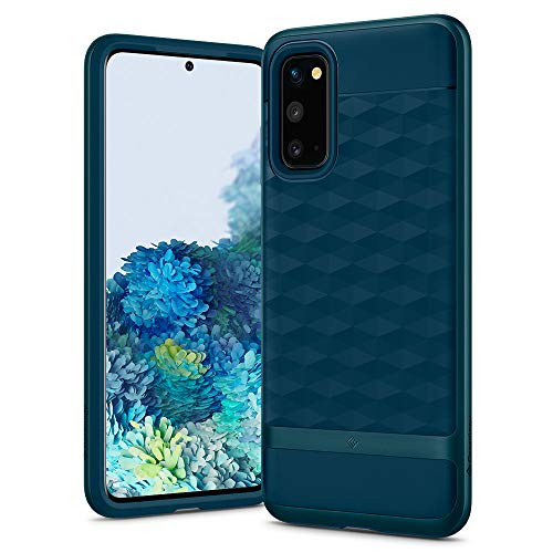 Caseology Parallax for Samsung Galaxy S20 Case (2020) - 3D Pattern and Design - Aqua Green Caseology Parallax for Samsung Galaxy S20 Case (2020) - 3D Pattern and Design - Aqua Green