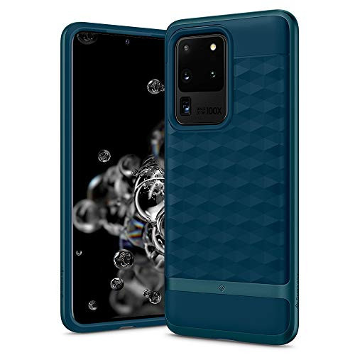 Caseology Parallax for Samsung Galaxy S20 Ultra Case (2020) - 3D Pattern and Design - Aqua Green Caseology Parallax for Samsung Galaxy S20 Ultra Case (2020) - 3D Pattern and Design - Aqua Green