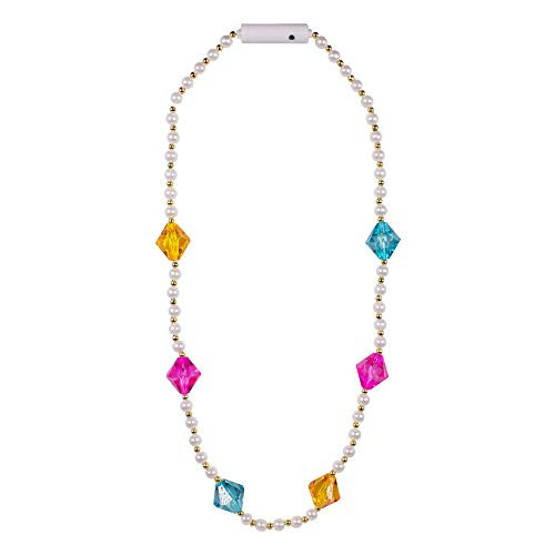 Windy City Novelties LED Light Up 36" Diamond Mardi Gras Bead Necklace Party Favor