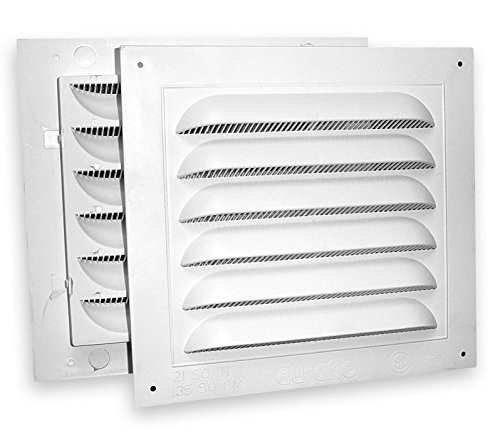 Duraflo 621212COMB Combination Gable Vent, 12-Inch X 12-Inch