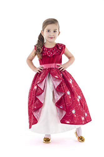 Little Adventures Ruby Princess Dress Up Costume (Large Age 5-7)