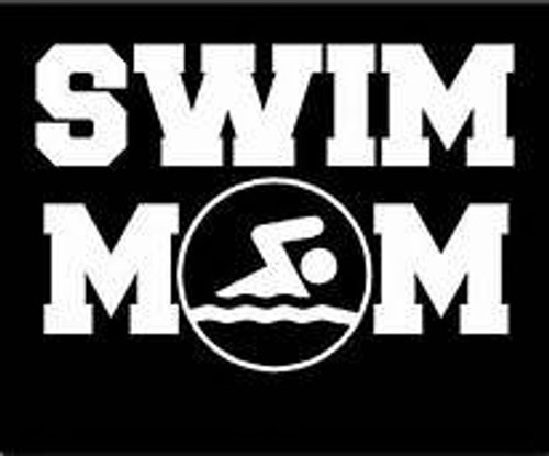 Chase Grace Studio Swim Mom Swimming Sports Vinyl Decal Sticker|White|Cars Trucks Vans SUV Laptops Wall Art|5.5" X 4"|CGS290 Chase Grace Studio Swim Mom Swimming Sports Vinyl Decal Sticker|White|Cars Trucks Vans SUV Laptops Wall Art|5.5" X 4"|CGS290