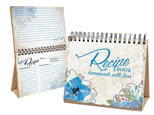 Divinity Boutique Blessed Beyond Measure Blue 6.5 x 2 Paper Recipe Book