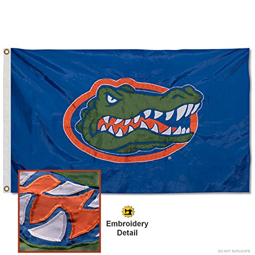 College Flags & Banners Co. Florida Gators Embroidered and Stitched Nylon Flag
