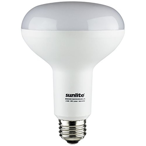 Sunlite BR30/LED/12W/WD/30-16K 3000K-1700K Medium E26 Base Frosted Dimmable LED 65W Equivalent BR30 Hospitality Series Light Bulb, Warm White