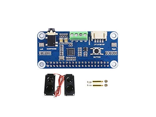 waveshare WM8960 Hi-Fi Sound Card HAT Stereo CODEC Playing and Recording I2S Interface for Raspberry Pi Zero/Zero W/Zero WH/2B/3B/3B+