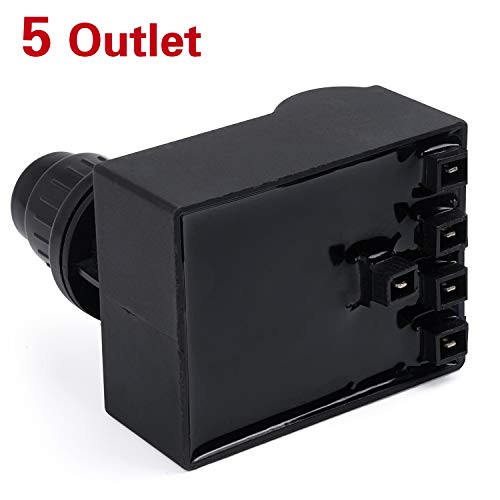 SHINESTAR 5 Outlet Grill Ignitor Spark Generator for Grillmaster, Master Forge, Charbroil, Brinkmann, Nexgrill and More, Easy to Install