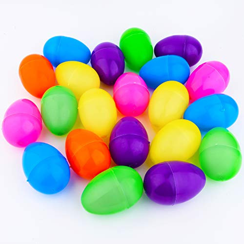 Totem World 24 Fillable Plastic Easter Egg Hunt Party Supply Pack - 3" Assorted Color Plastic Eggs Totem World 24 Fillable Plastic Easter Egg Hunt Party Supply Pack - 3" Assorted Color Plastic Eggs