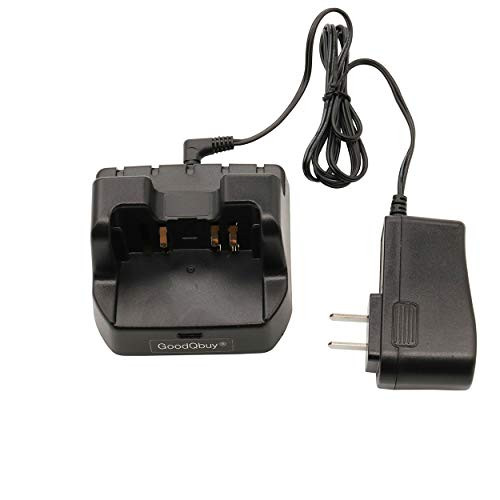 GoodQbuy CD-41 Desk Rapid Charger Li-ion Battery Charger is Compatible with Yaesu VX-8R VX-8E VX-8DR VX-8DE VX-8GR FT-1DR FT1DR FT2DR Radio