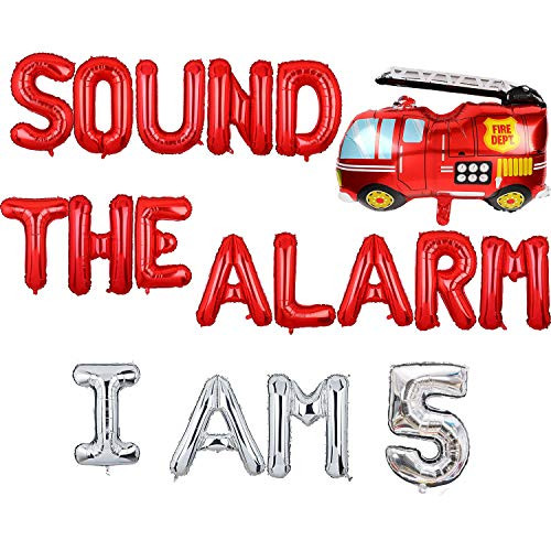 Sound The Alarm Im 5, Firetruck Birthday Party Decorations, Sound The Alarm Birthday Decorations, Firetruck Banner Party Supplies, 5 Year Old Birthday Decorations Boy, Fireman Fire Engine Firefighter Sound The Alarm Im 5, Firetruck Birthday Party Decorations, Sound The Alarm Birthday Decorations, Firetruck Banner Party Supplies, 5 Year Old Birthday Decorations Boy, Fireman Fire Engine Firefighter