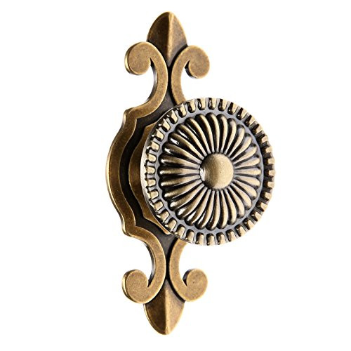 1Pc Antique Drawer Door Kitchen Cabinet Furniture Wardrobe Round Pulls Handles Knobs - Antique Brass