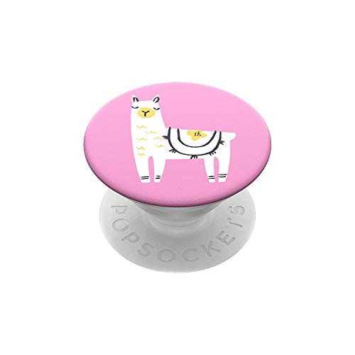 PopSockets: PopGrip with Swappable Top for Phones & Tablets - Llama Glama