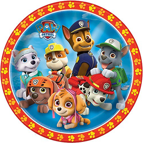 Unique Industries, PAW Patrol, Dinner Plates - 8 Pieces