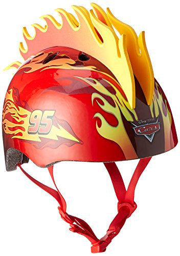 Bell 7082369 Child Cars 3D Flame Hawk Multi-Sport Helmet, Red