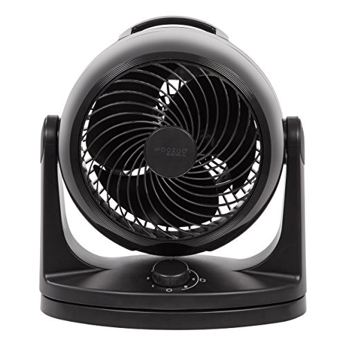 Woozoo HD18U Oscillating Circulating Fan, 7", Black