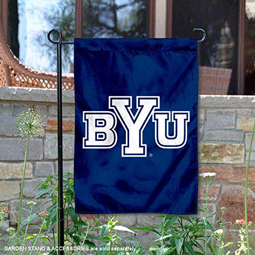 College Flags & Banners Co. Brigham Young University BYU Logo Garden Flag College Flags & Banners Co. Brigham Young University BYU Logo Garden Flag