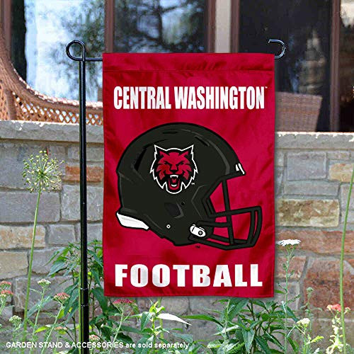 College Flags & Banners Co. Central Washington Wildcats Football Helmet Garden Yard Flag College Flags & Banners Co. Central Washington Wildcats Football Helmet Garden Yard Flag